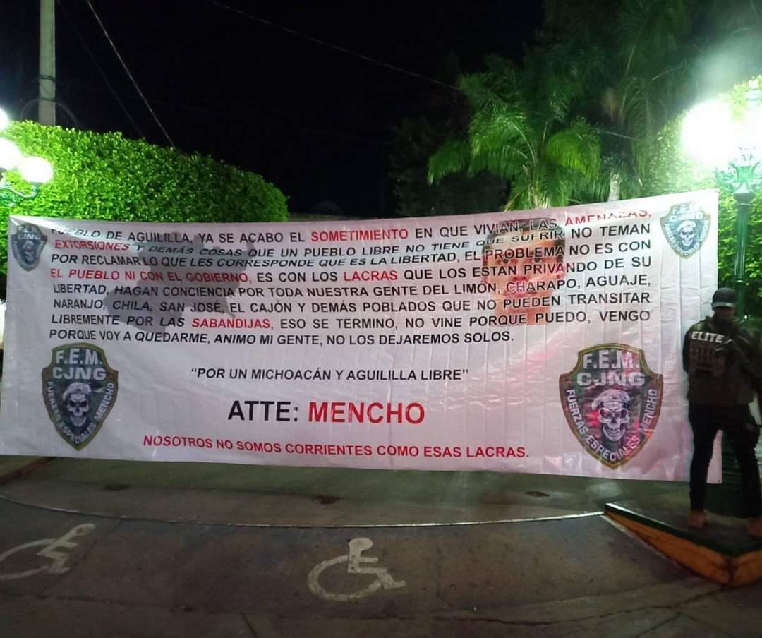 Con Narcomanta Cjng Amenaza Con Ataque A La Lnfm