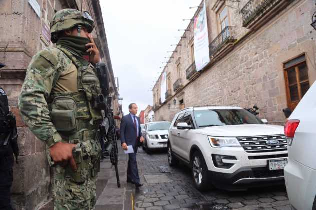 18 DE SEPTIEMBRE, manifestación para libertad de Mireles y Autodefensas en MORELIA Segurida-631x420