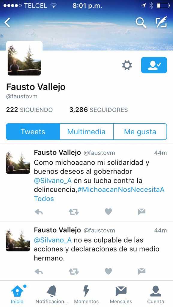 foto: Twitter @Faustovm