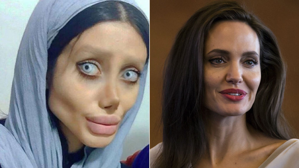 quería ser como Angelina Jolie