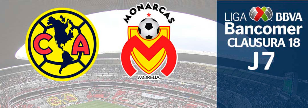 Cambia de horario el América vs Monarcas Morelia