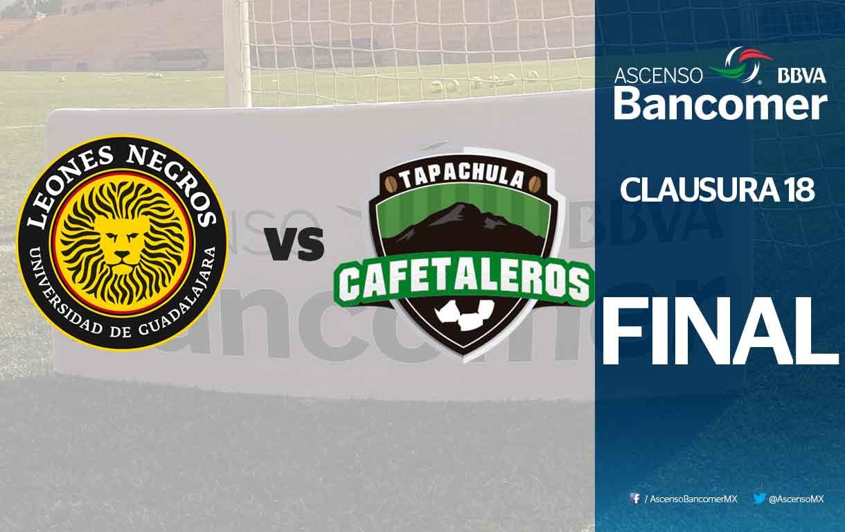 Leones Negros y Cafetaleros en la Final de Ascenso MX