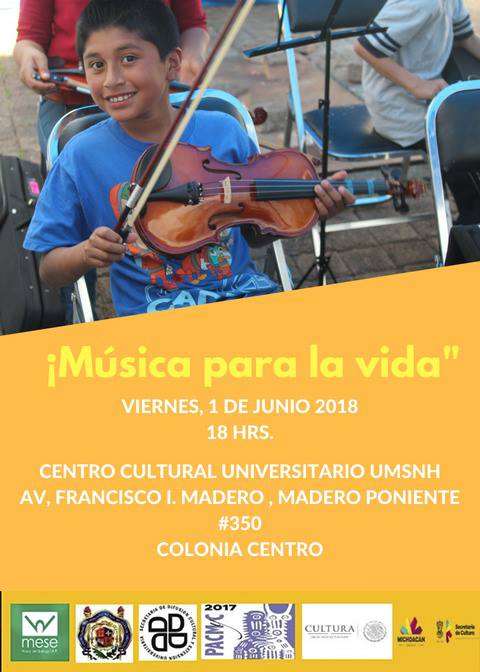 Alistan concierto en el Centro Cultural Universitario de la UMSNH