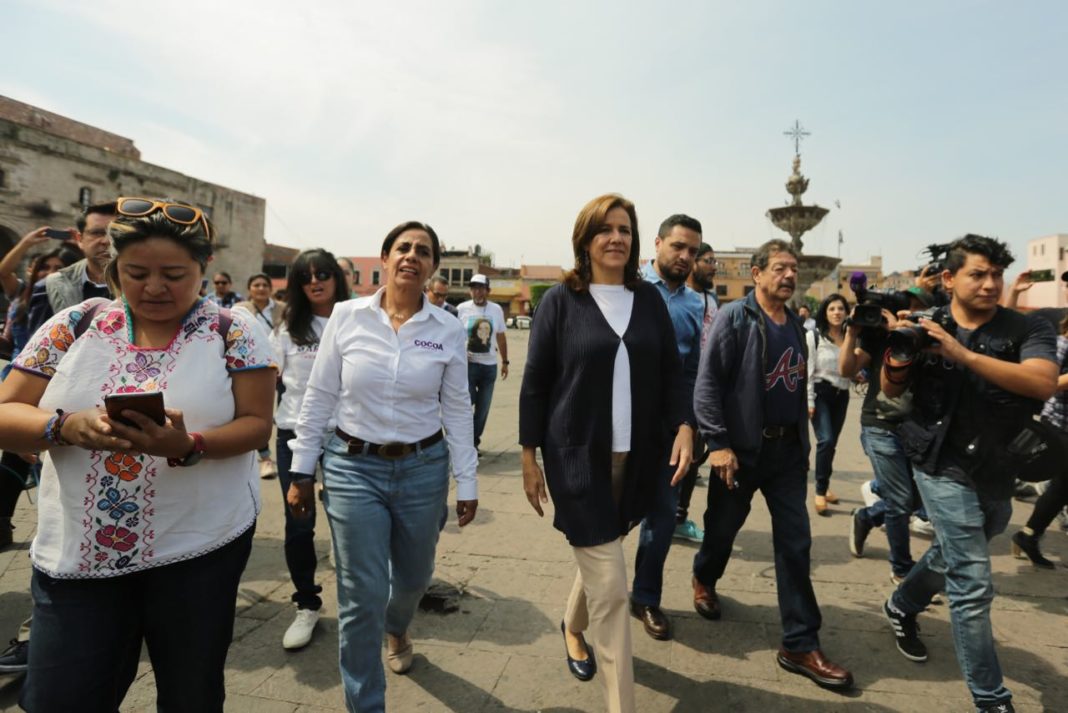 Estar casada con Felipe Calderón fortalece mi candidatura: Margarita Zavala