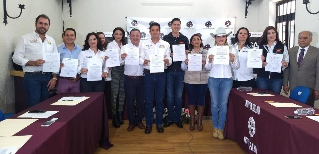 Firman Código de Ética candidatos del Frente en Michoacán