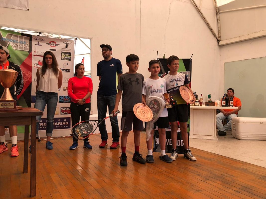 Todo un éxito la edición XVIII de la Copa Morelos de Squash