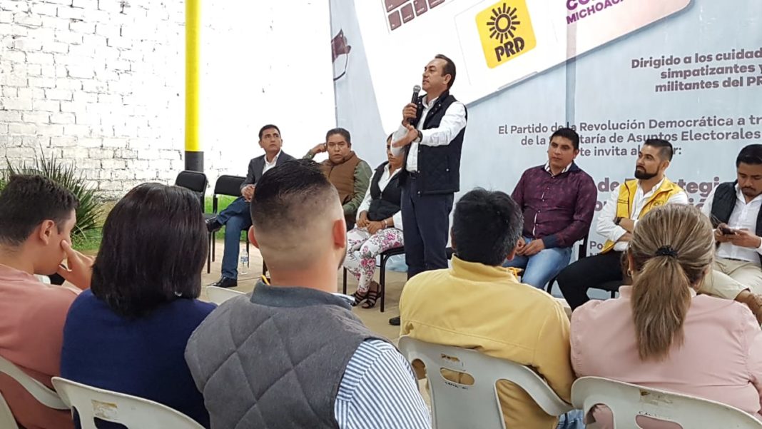 PRD Michoacán, con militantes que defiendan a los más desfavorecidos