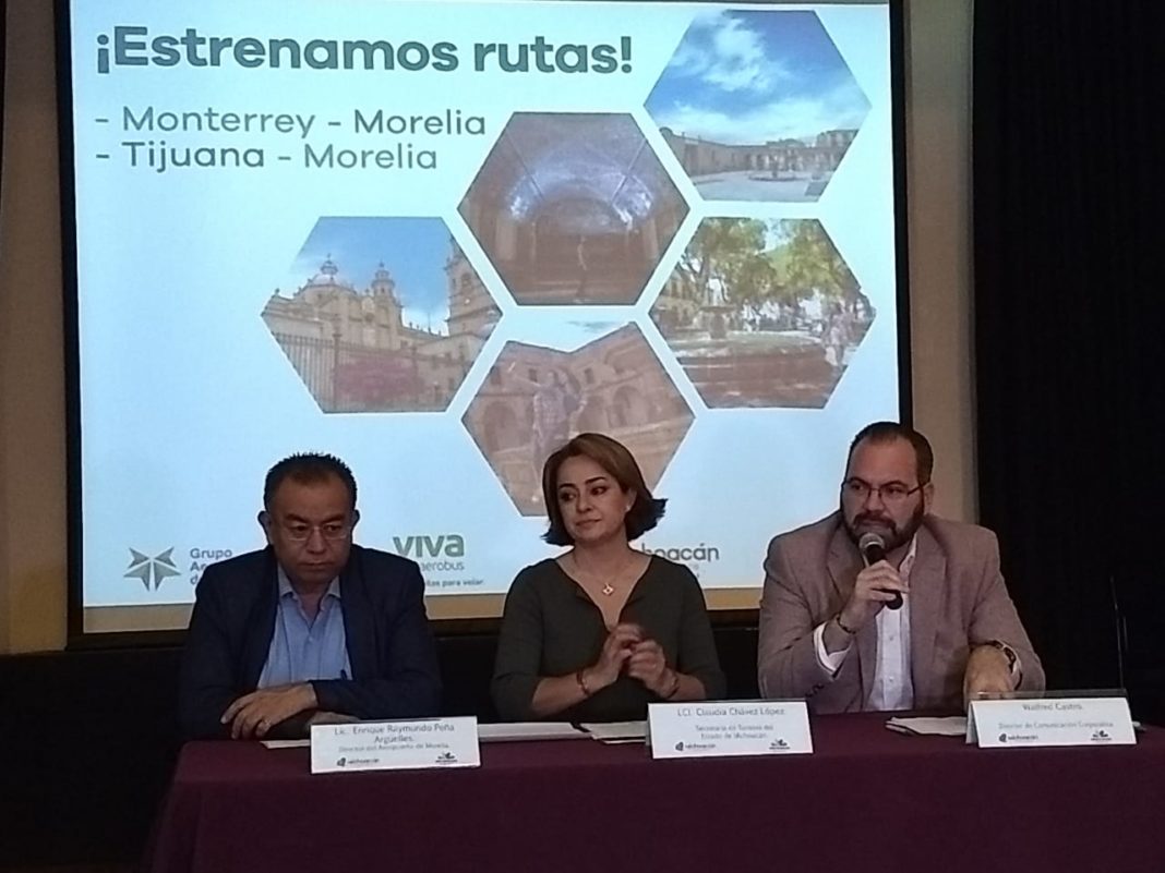 Viva Aerobus, presenta dos nuevas rutas para Morelia