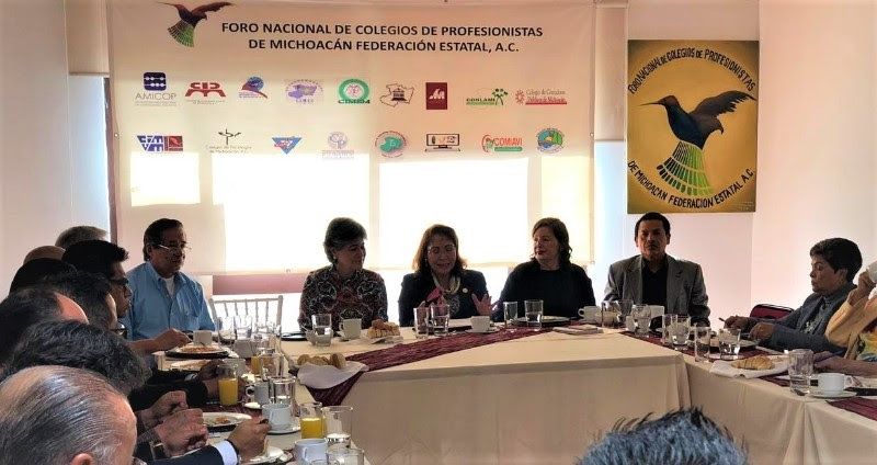 Ofrece Mayela Salas respaldo legislativo a profesionistas de Michoacán