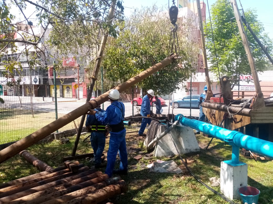 El OOAPAS continúa trabajando para garantizar el servicio de agua potable a los morelianos