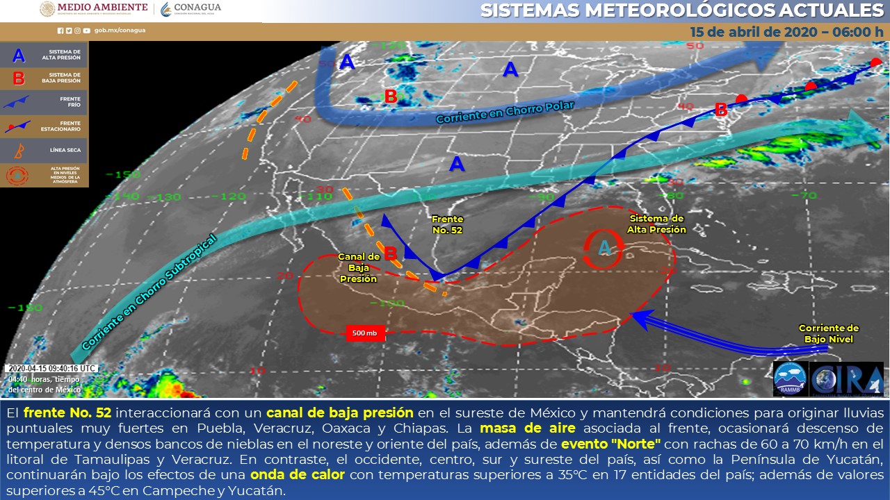 Meteorológico para este día