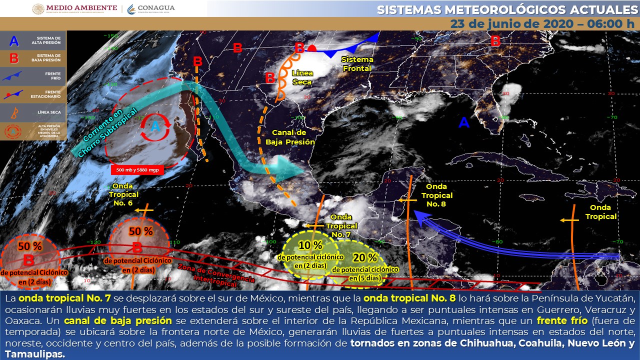 Estado del clima para hoy martes