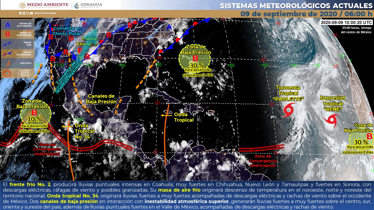 El meteorológico para este miércoles