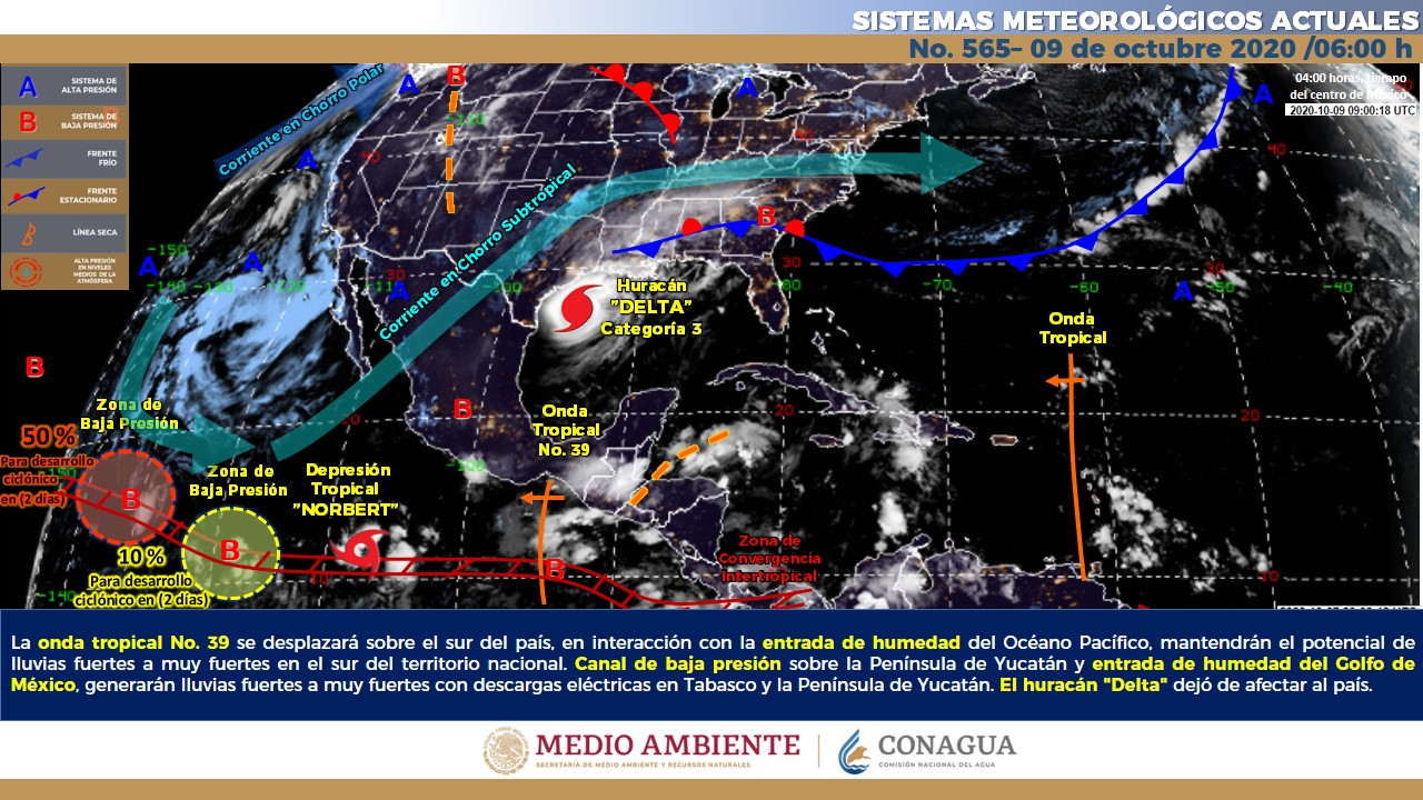 Reporte del clima para hoy viernes