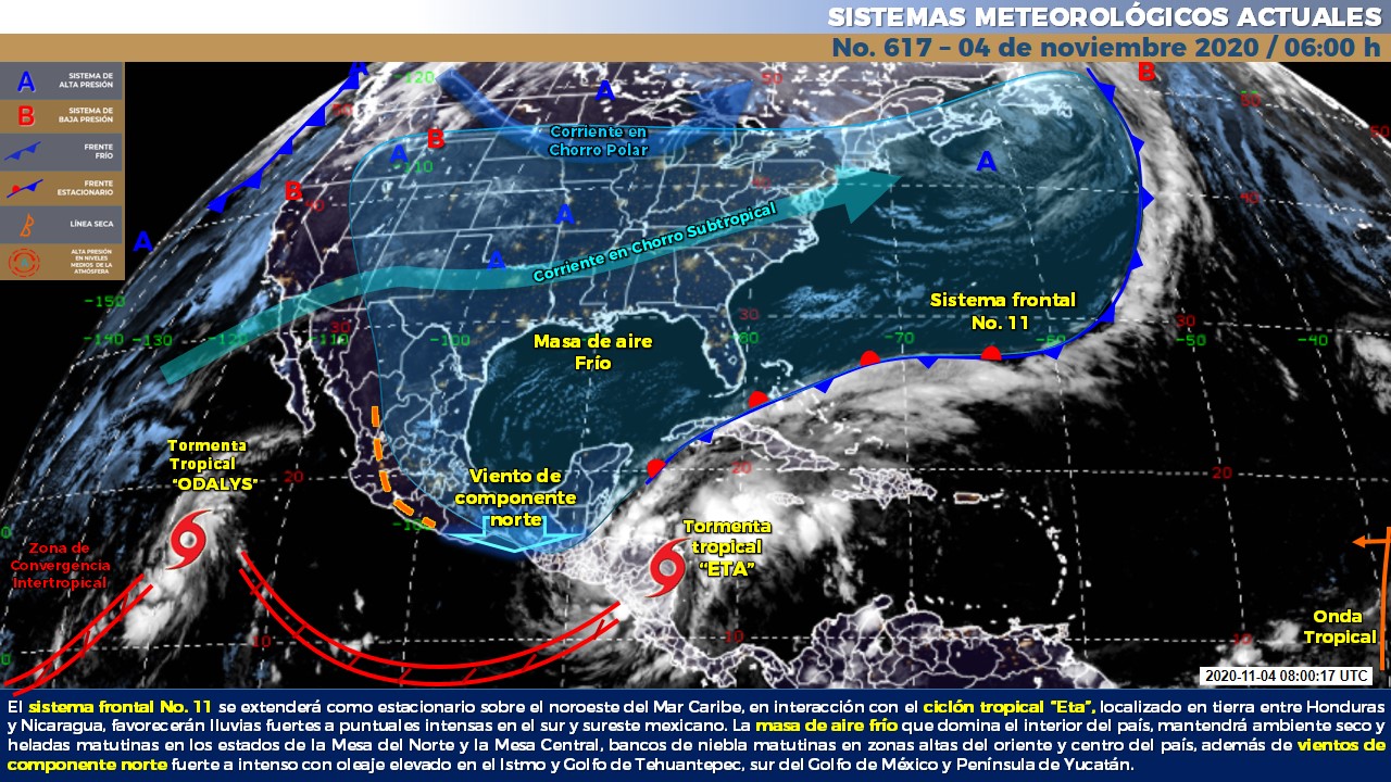 Estado del meteorológico para hoy