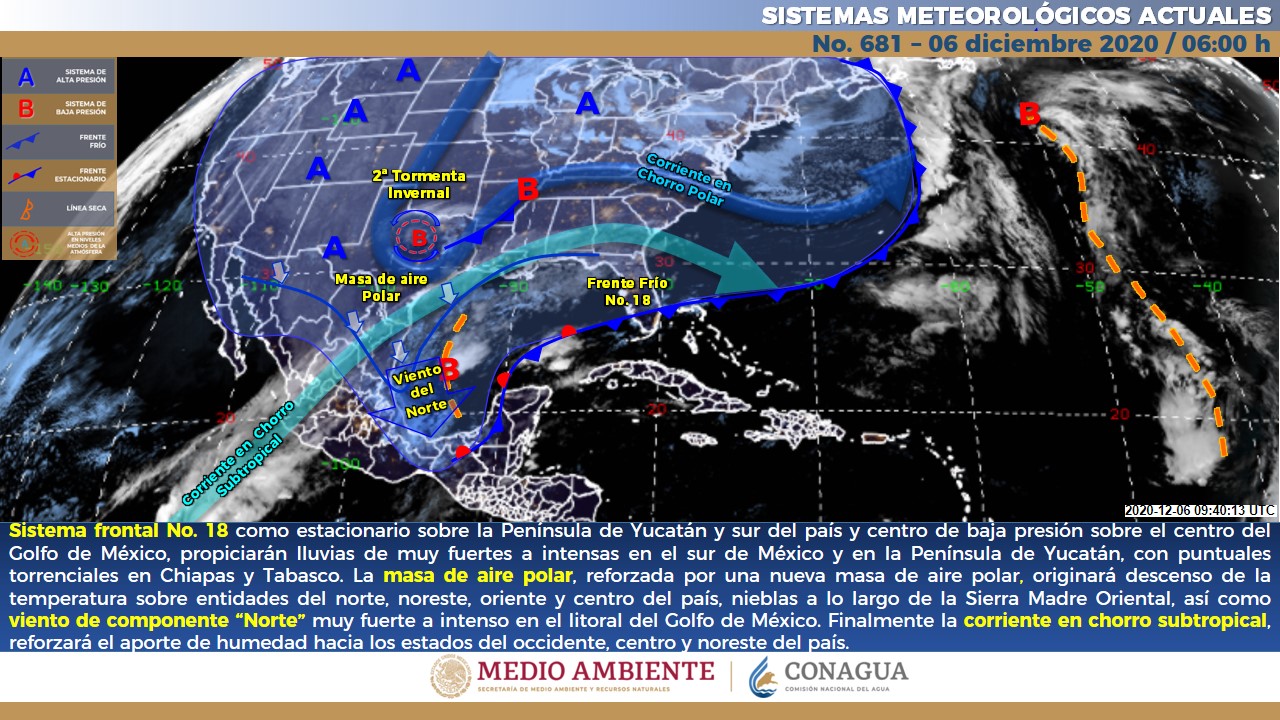 El meteorológico para hoy