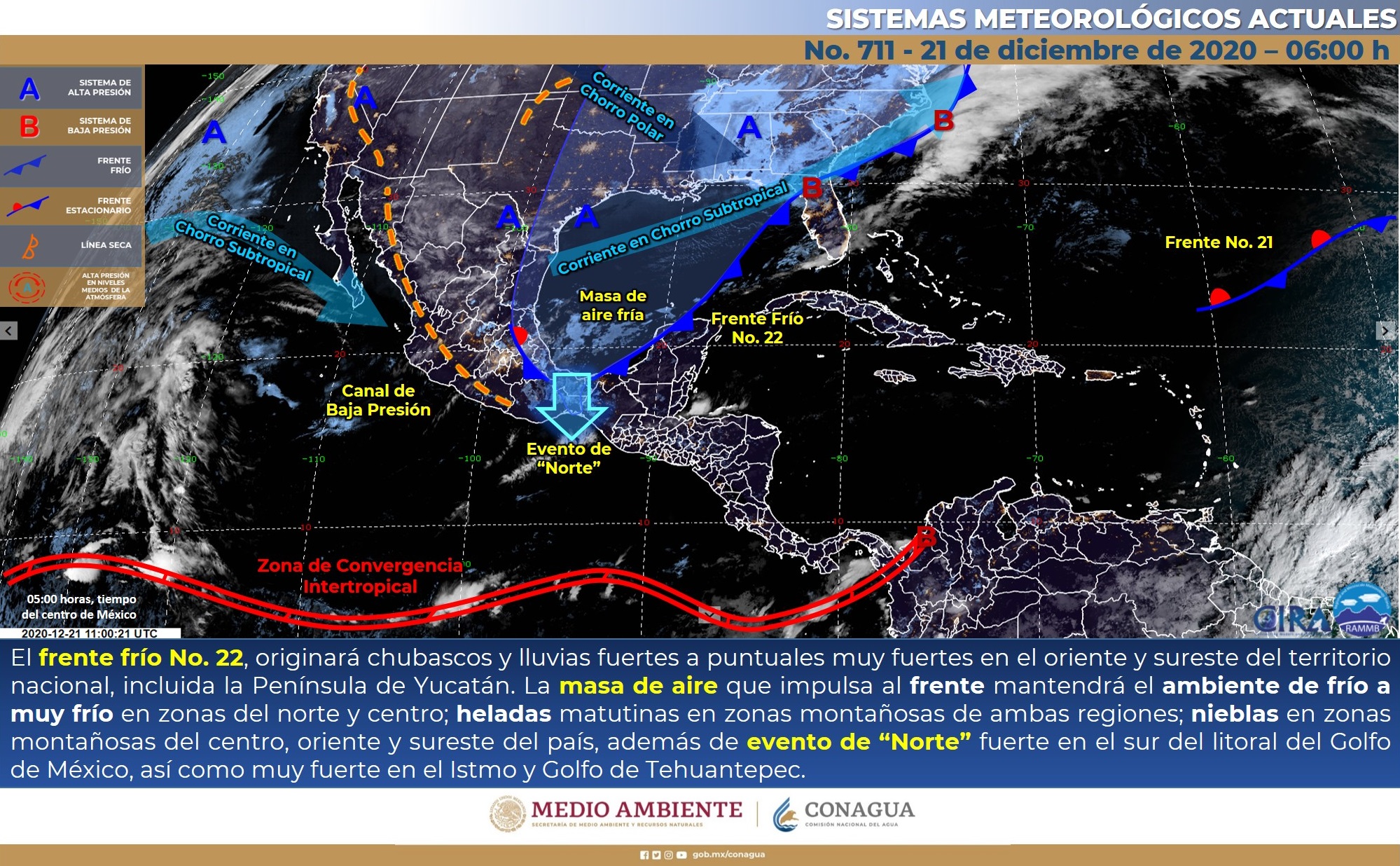 Estado del meteorológico para hoy