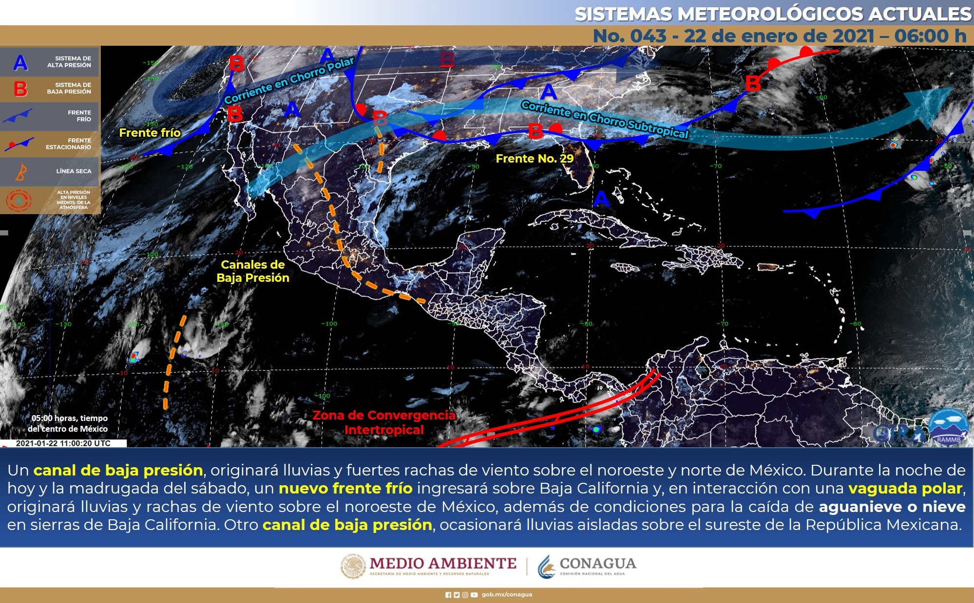 Clima general para este día viernes