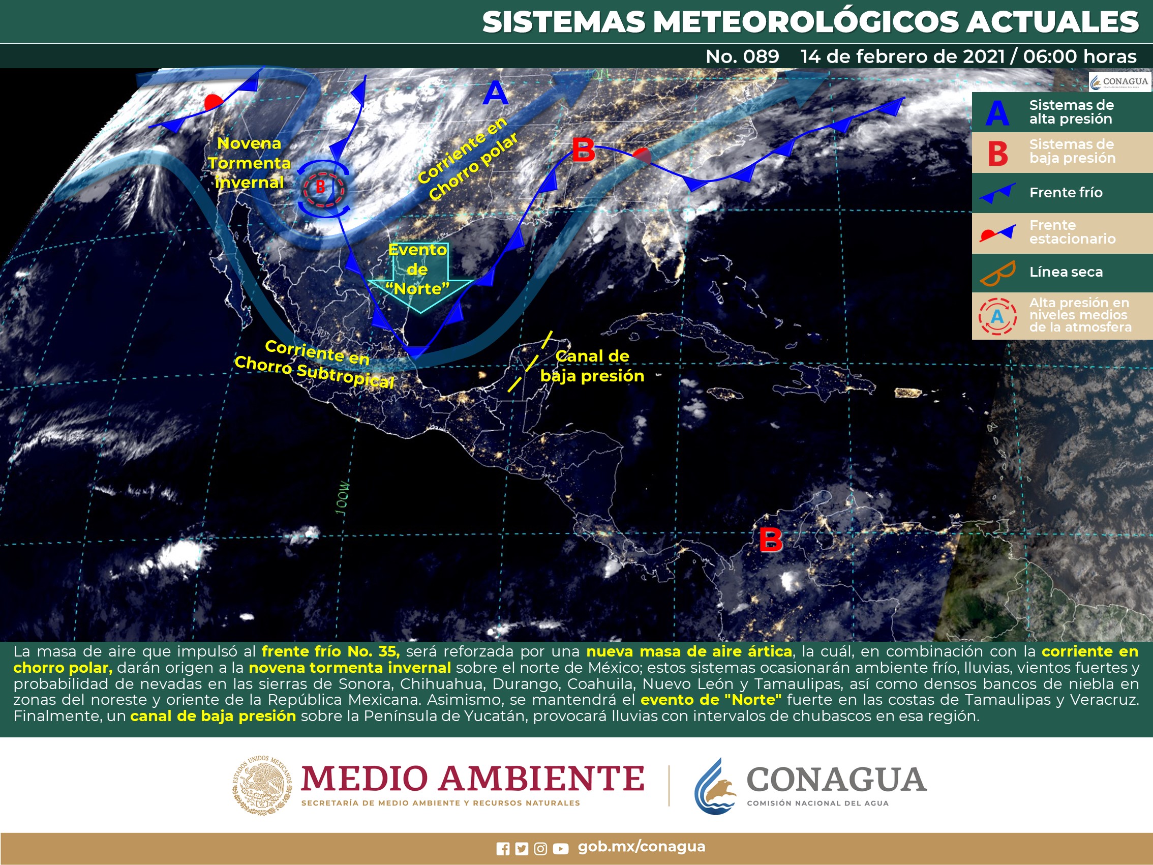 Estado del meteorológico para hoy domingo