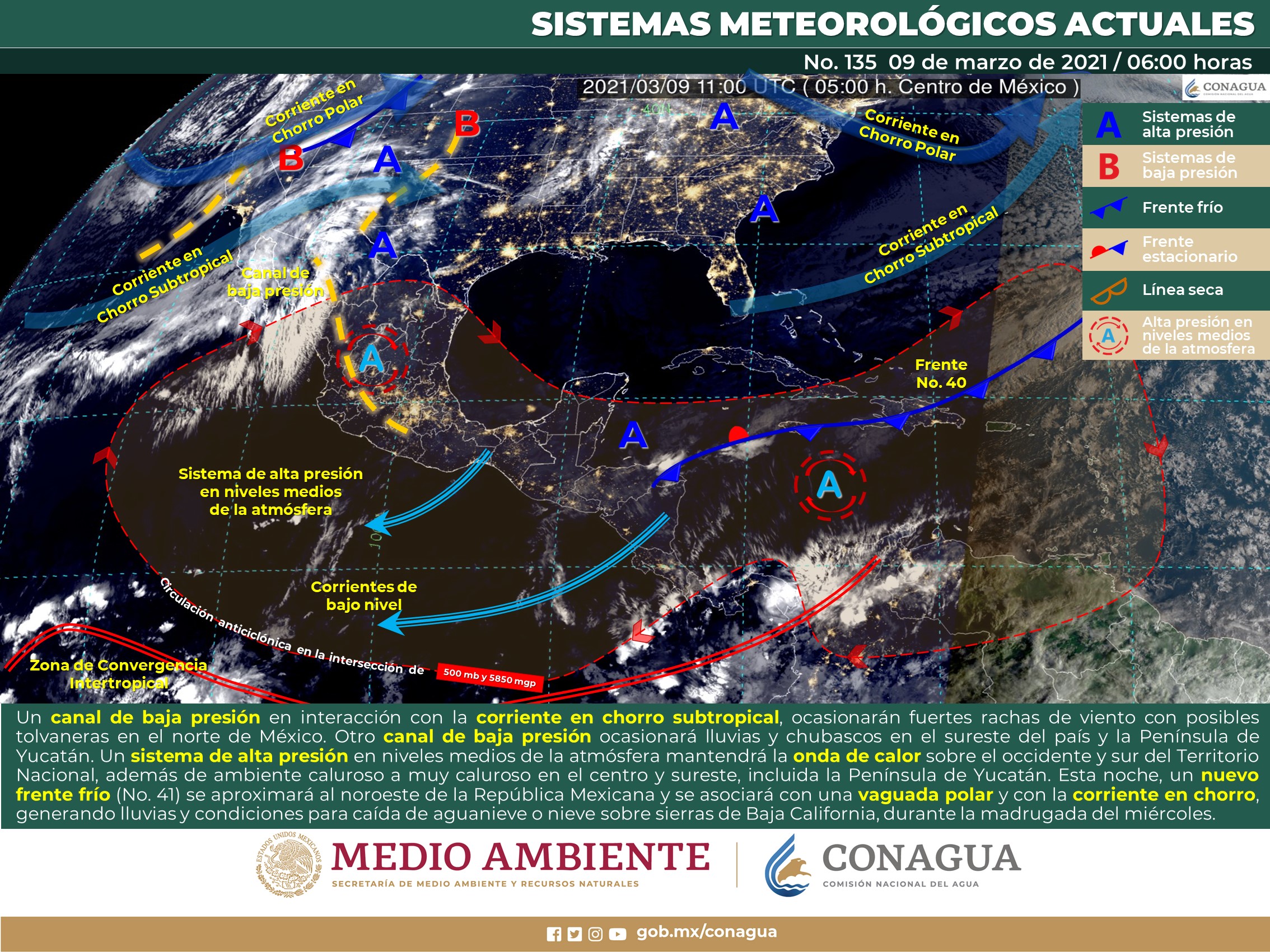 Clima para este día martes