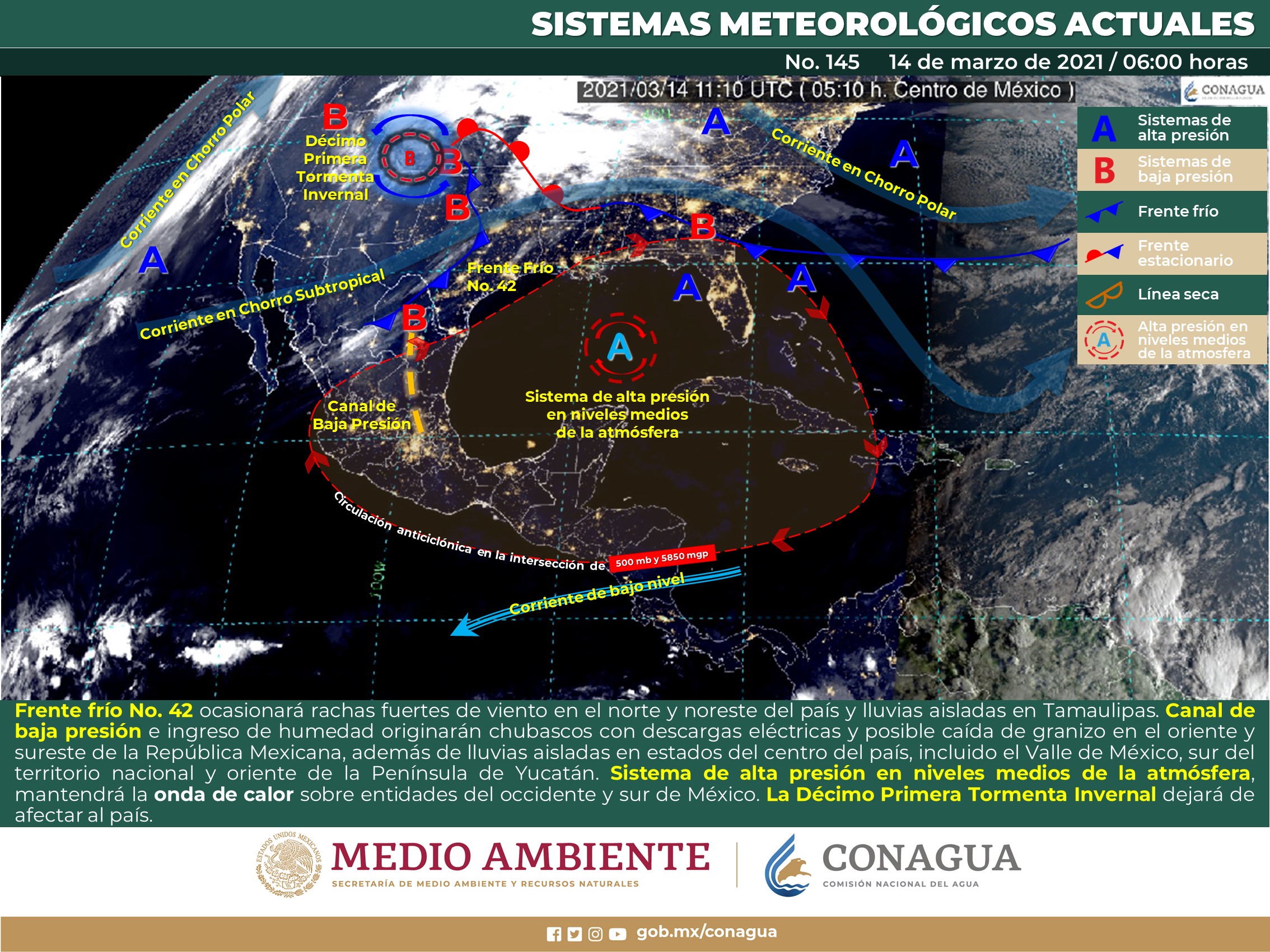 Pronóstico del clima para hoy domingo