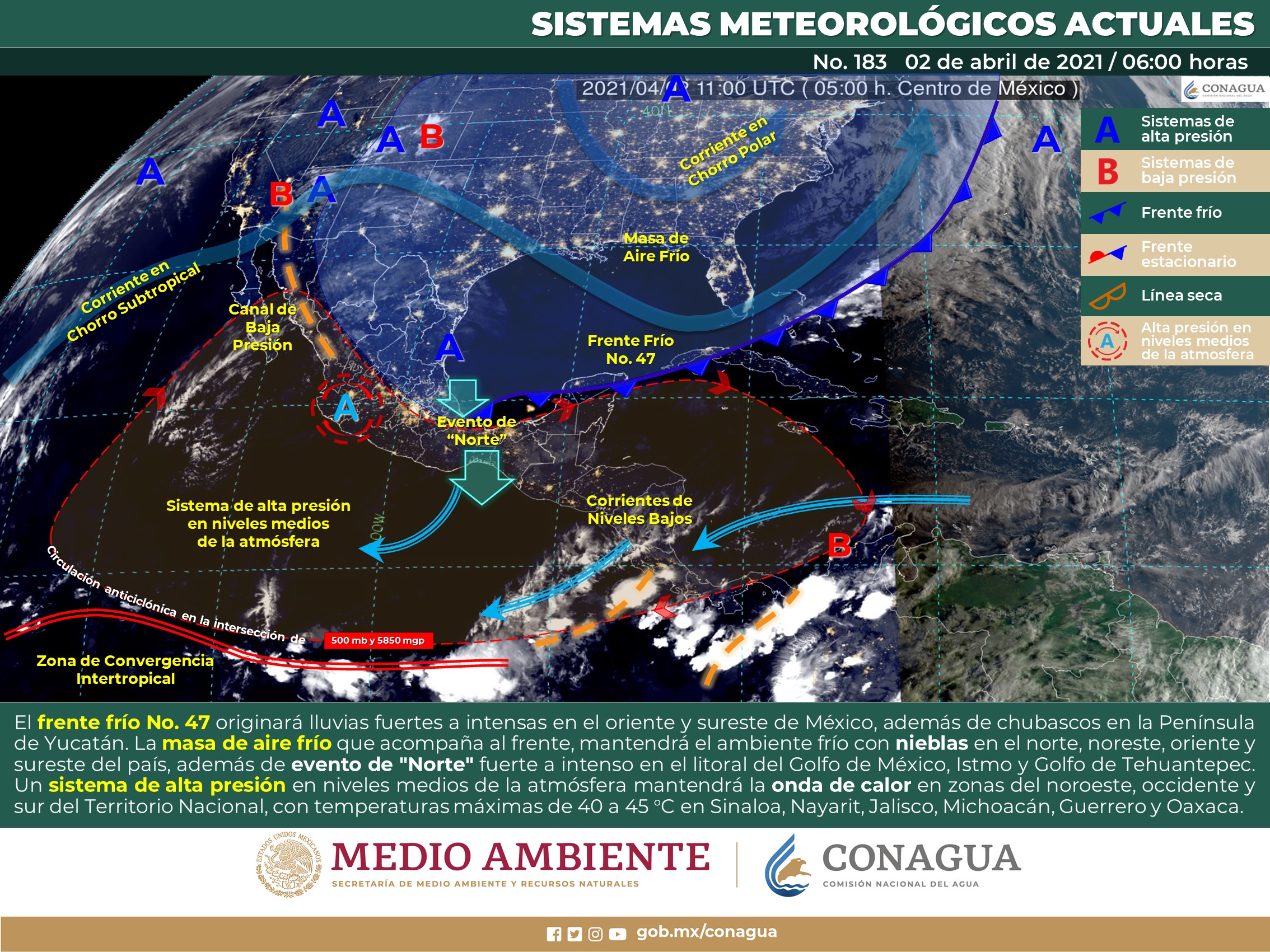 Pronóstico meteorológico de este viernes