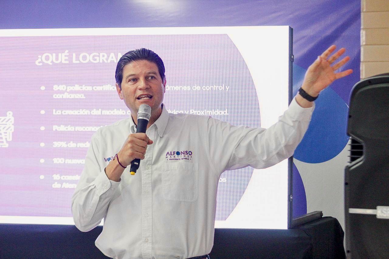 seguridad a Morelia Alfonso Martínez