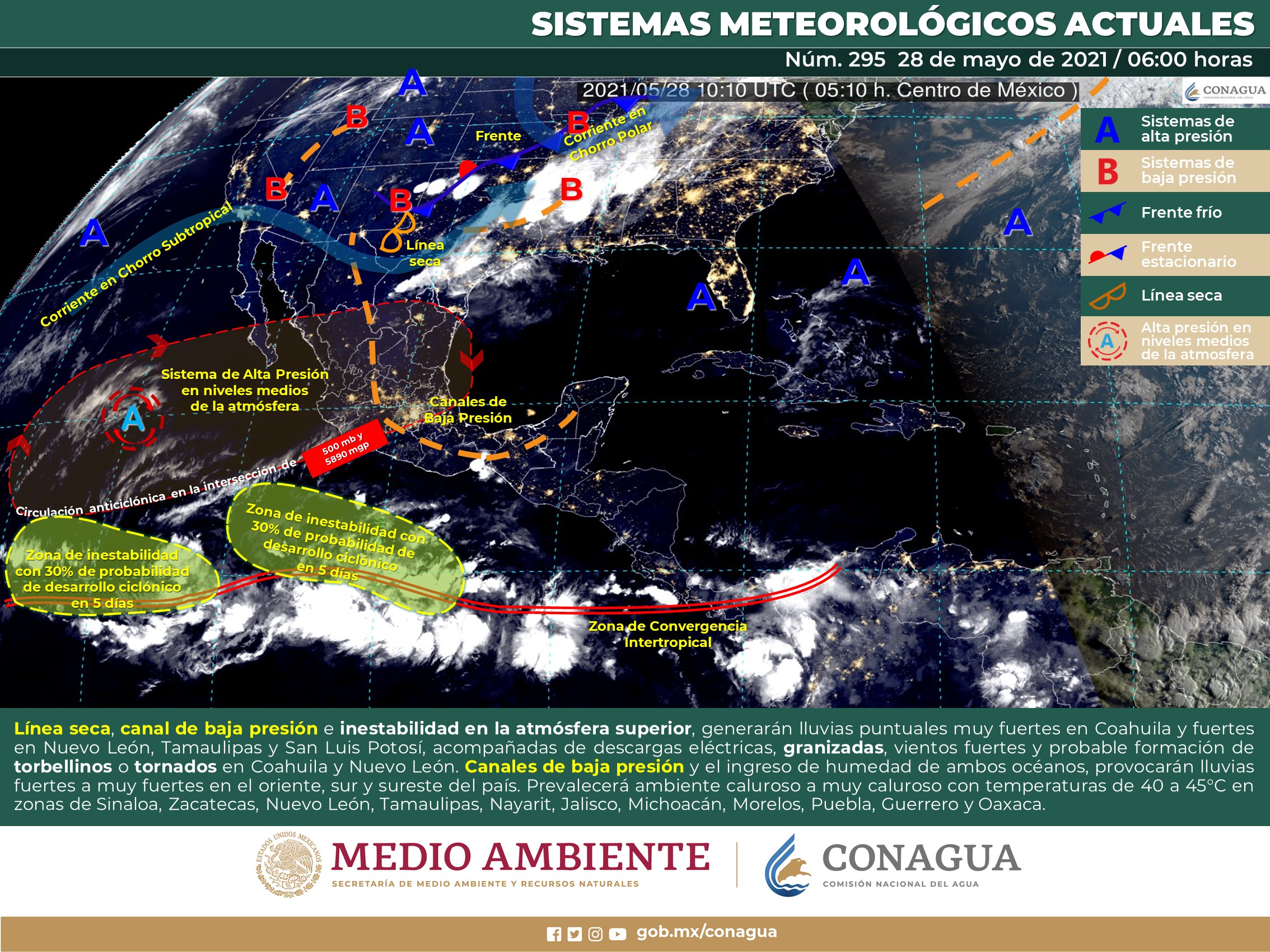 Pronóstico del clima para este viernes