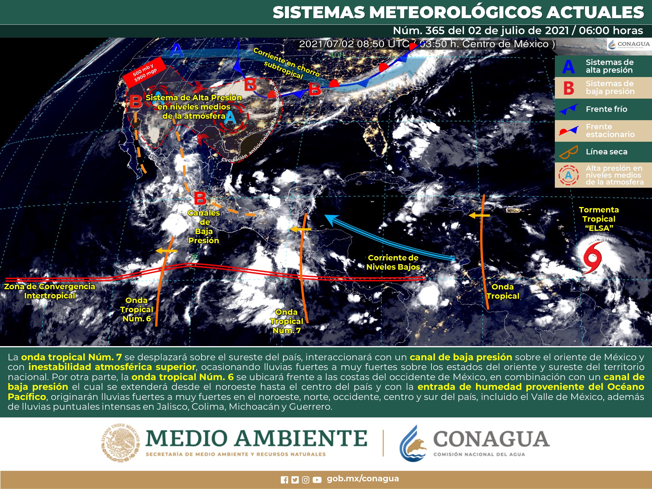 El meteorológico de hoy viernes