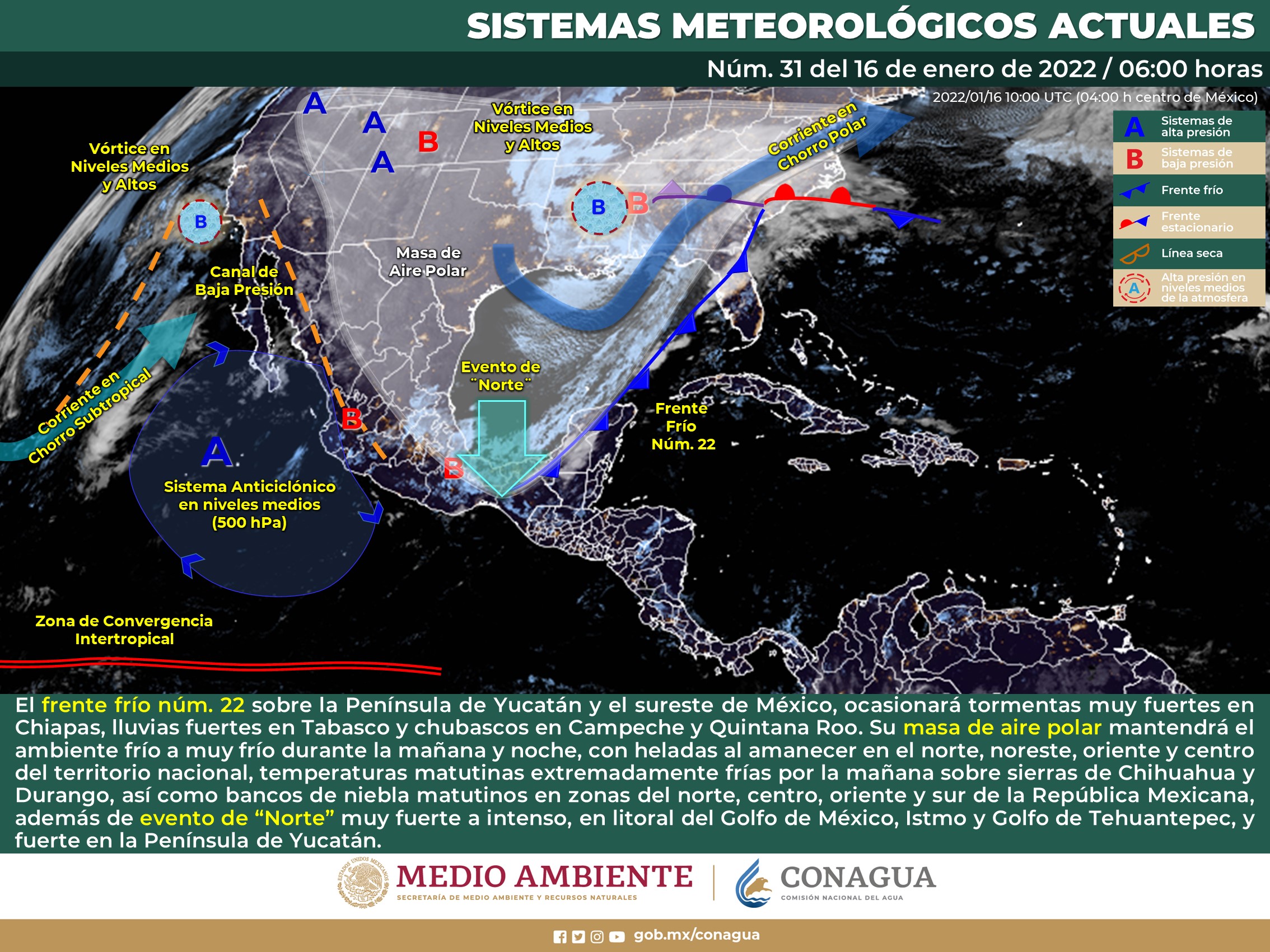 Pronóstico del clima nacional para hoy domingo