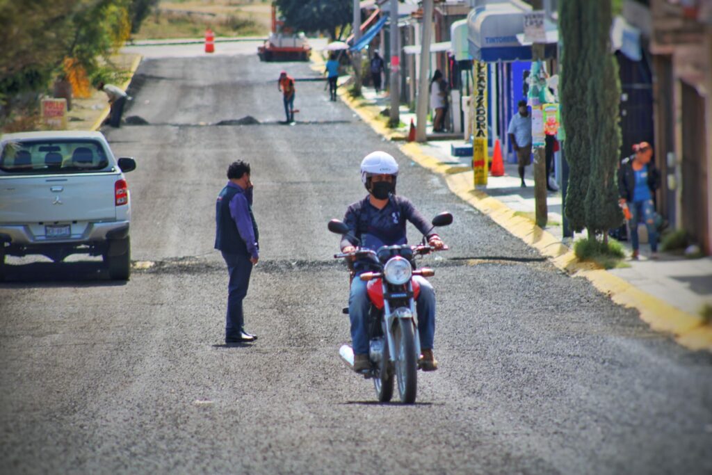 Rehabilitada la Av. México en Tarímbaro