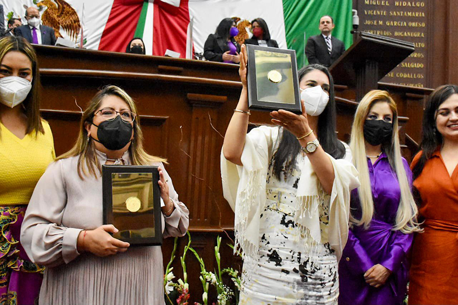Reconoce Congreso de Michoacán mujeres