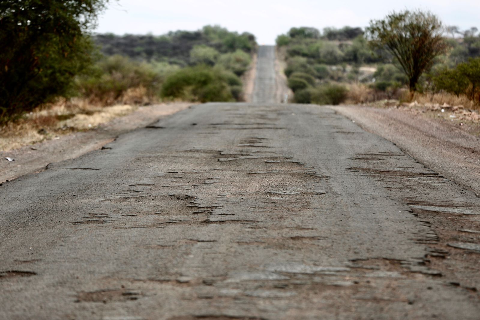 rehabilitación de carretera en región Bajío