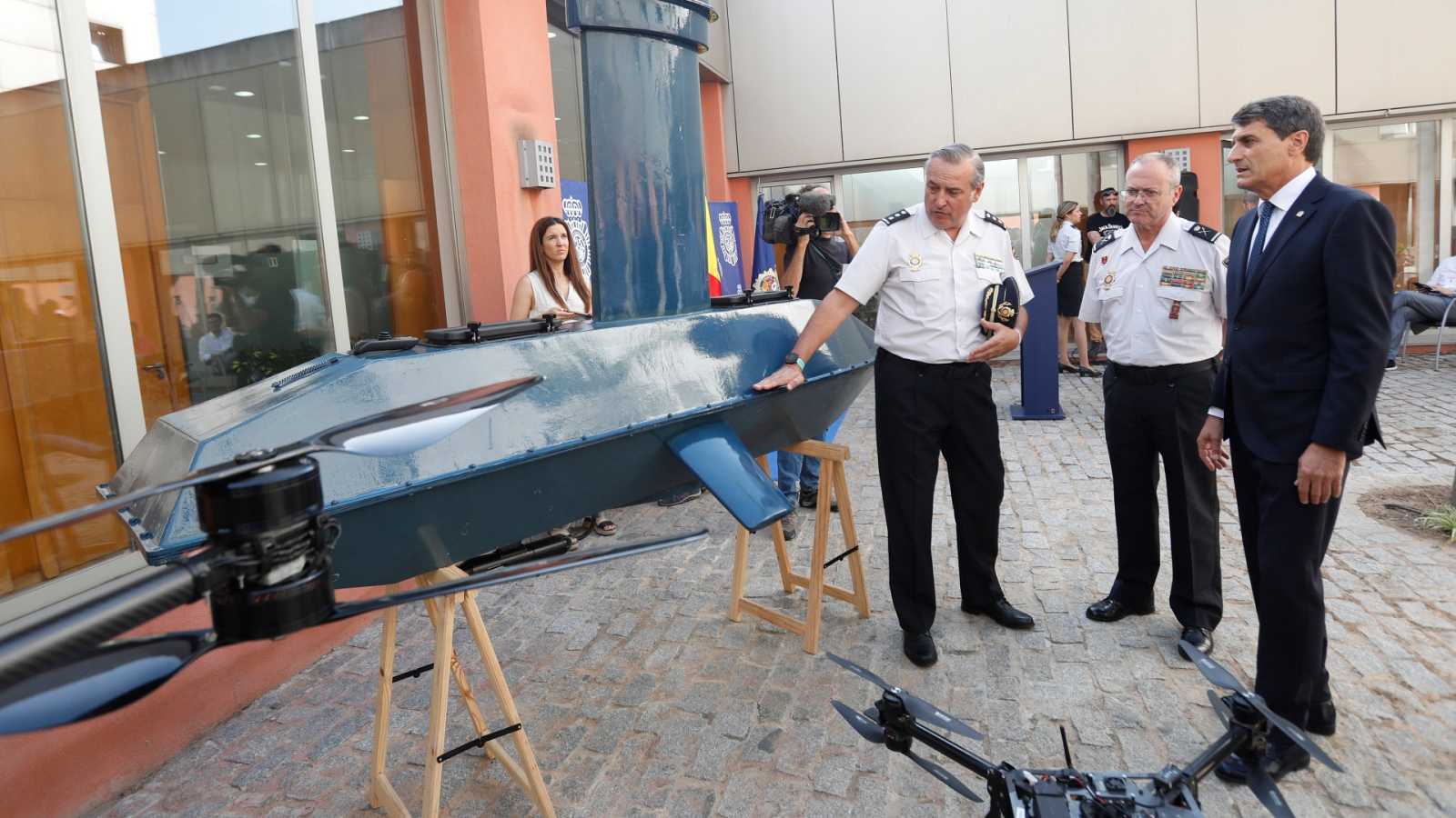 Interceptan drones submarinos de narcos españoles
