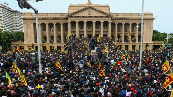 Cumplen 100 días las protestas antigubernamentales en Sri Lanka