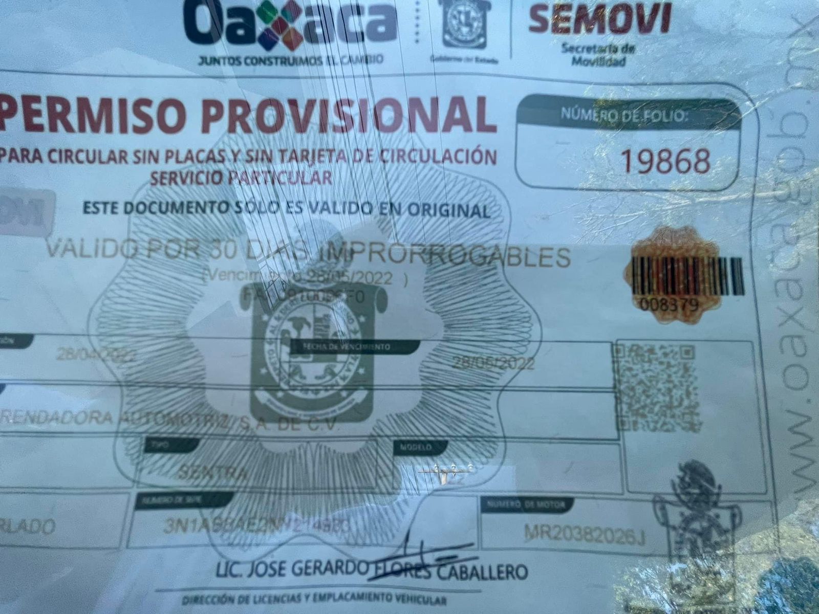 Patrullas de Policía de Morelia circula con permisos oficiales de Oaxaca