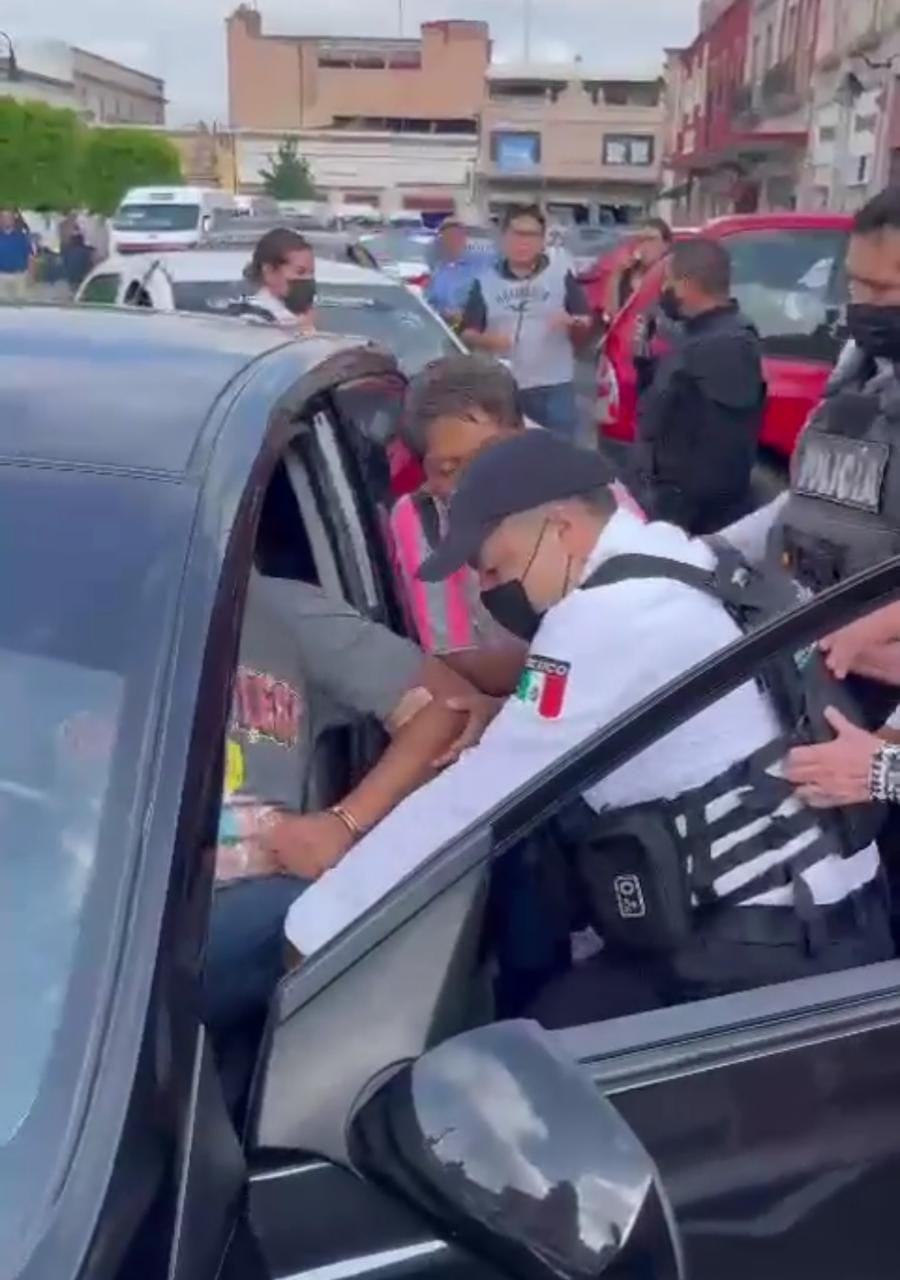 Policía de Morelia arma espectacular operativo contra conductor de Uber6