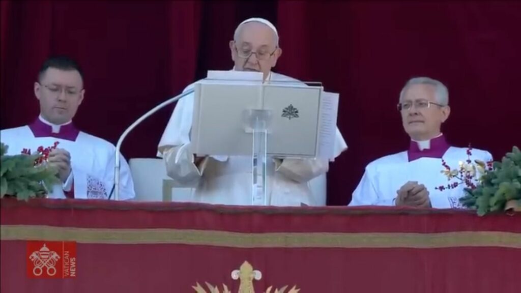 Urbi et Orbi Pide Papa Francisco poner fin a la guerra contra Ucrania