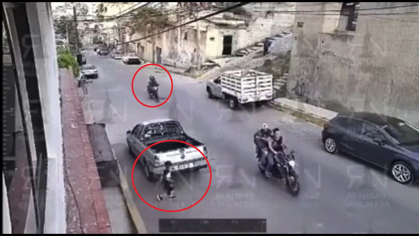 Video Niño pierde la vida tras ser atropellado por motociclista