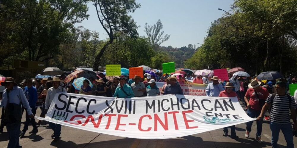 CNTE manifestarán Casa Michoacán