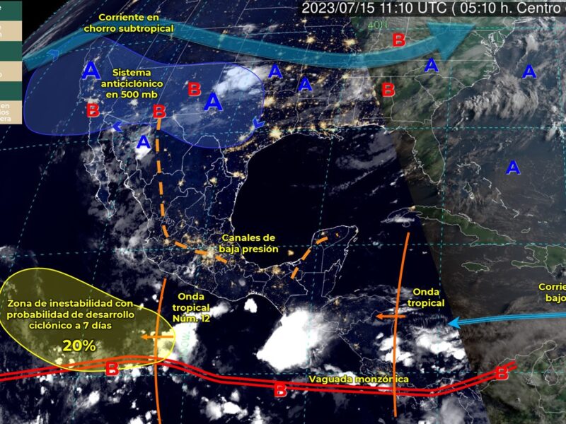 Clima en México; se espera lluvias en gran parte del país