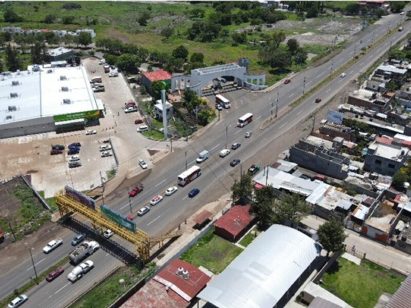 Paso superior vehicular en Villas del Pedregal evitará riesgos viales