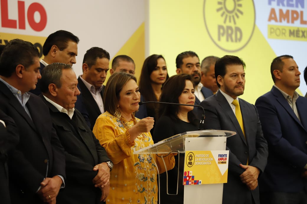 Respalda oficialmente PRD a Xóchitl Gálvez para ser candidata