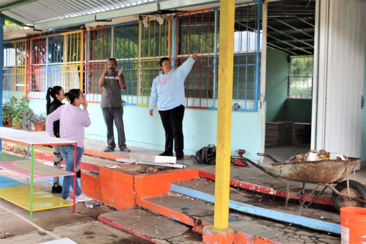 Denuncian riesgo de derrumbe en jardín de niños en Panindícuaro