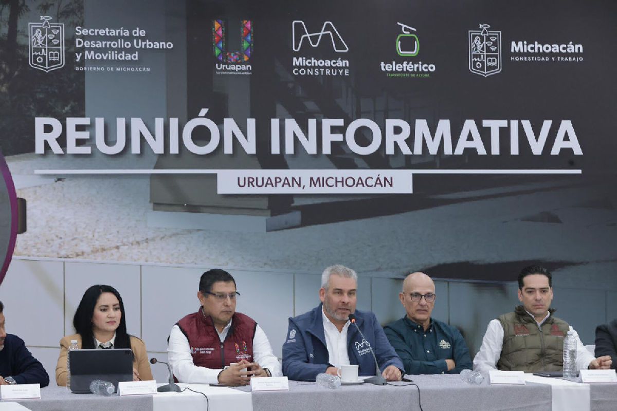 Bedolla confirma obras de alto impacto para el desarrollo de Uruapan