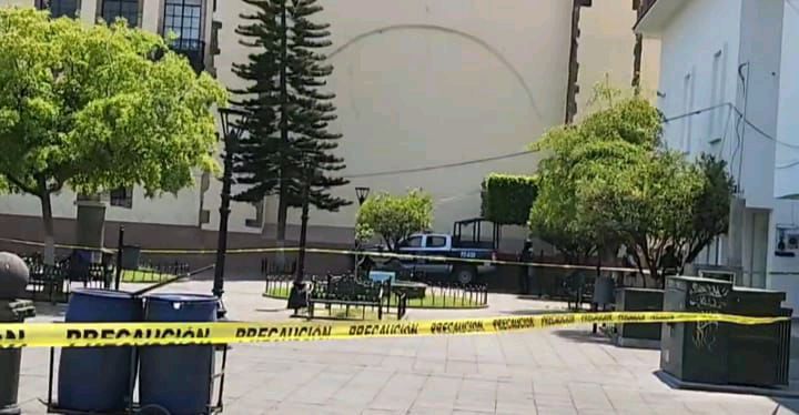 homicidio en pleno centro de Zamora - escena del crimen