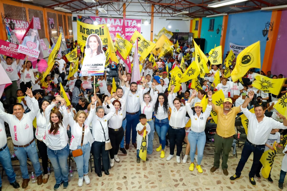Mantendremos una campaña de altura, porque sabemos que el dos de junio ¡el triunfo es nuestro!: Araceli Saucedo