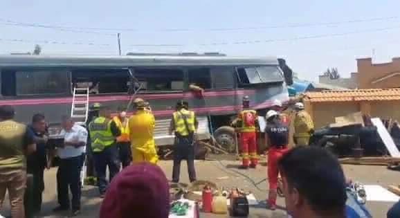 accidente vial del autobús de la Traketera - siniestro