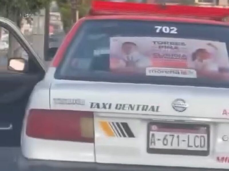 altercado de taxista en la ciudad de Morelia