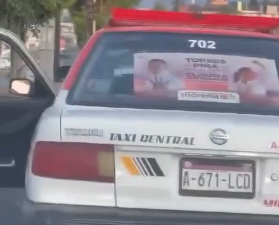 altercado de taxista en la ciudad de Morelia